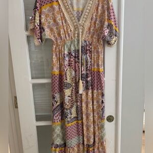 Boho chic maxi dress